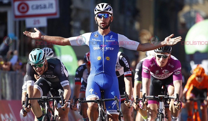 Fernando Gaviria el mejor embalador del Giro de Italia