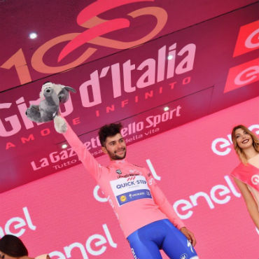 Fernando Gaviria, líder del Giro de Italia
