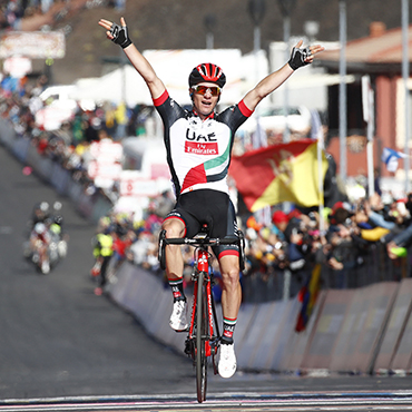 Polanc ganó en el Etna tras una escapada de 180 kilómetros