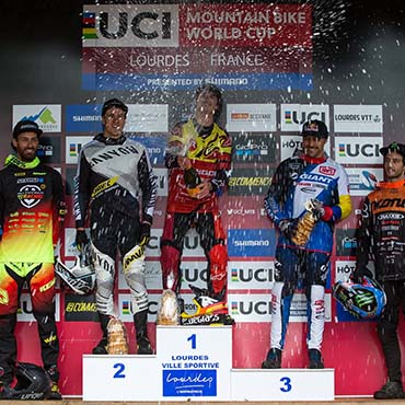 Gutiérrez fue tercero en la 1a parada de la Copa Mundo UCI de DH en la temporada 2017