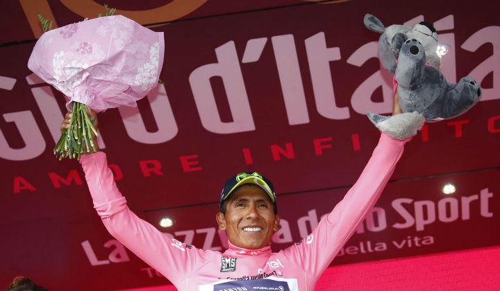 Nairo Quintana lider de Giro Italia