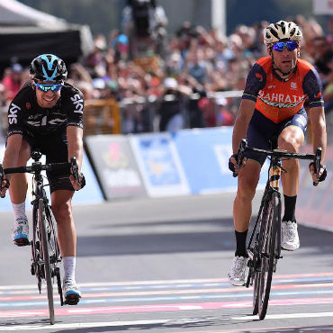 Vincenzo Nibali ganador de etapa 16 de Giro de Italia