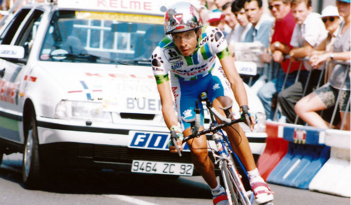 Hernán Buenahora fue uno de los dos colombianos en el Tour de 1997