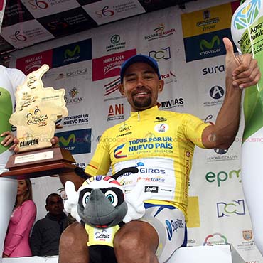 Mauricio Ortega actual campeón de la Vuelta a Colombia