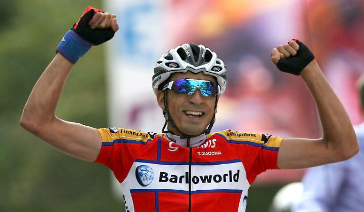 Mauricio Soler ganador de la novena etapa del Tour de 2007