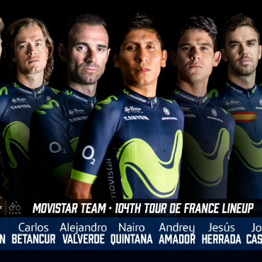 Nómina del Movistar Team para Tour de Francia