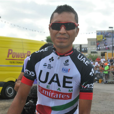 Darwin Atapuma se mantiene optimista en el Tour (Foto Gilberto Chocce)