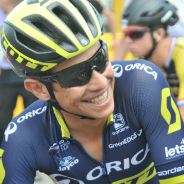 Esteban Chaves se concentra para la etapa de este miércoles (Foto-Gilberto Chocce)