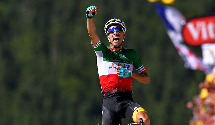 Fabio Aru ganador de quinta etapa de Tour de Francia