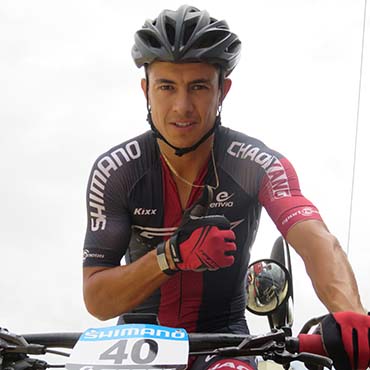 Fabio Castañeda ganó las competencias de MTB disputadas en el marco de las Fiestas del Platano