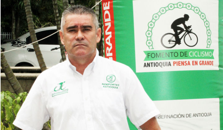 Héctor Manuel Castano, con Orgullo Paisa en Vuelta a Colombia