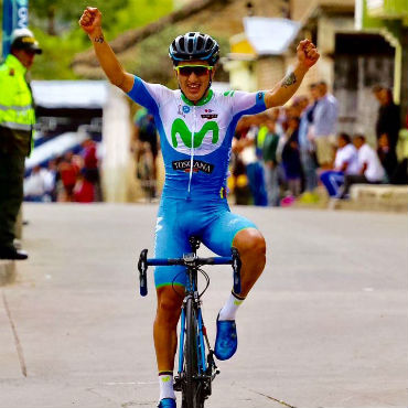 Jefferson Cepeda ganador de segunda etapa de Vuelta a Nairño