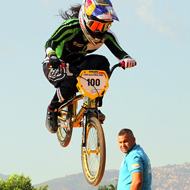 Mariana Pajón una de las integrantes de la Selección Colombia de BMX