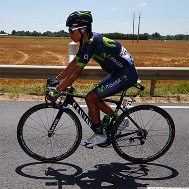 Quintana cedió algunos segundo en el final de la 14a jornada del TDF 2017