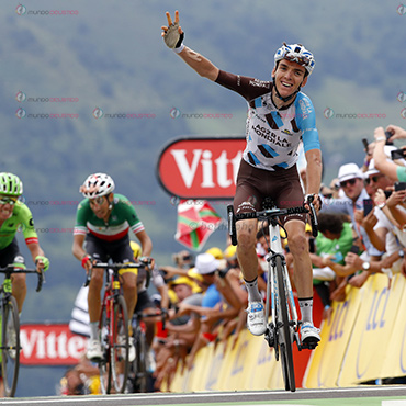 Romain Bardet ganador de etapa 12 de Tour de Francia