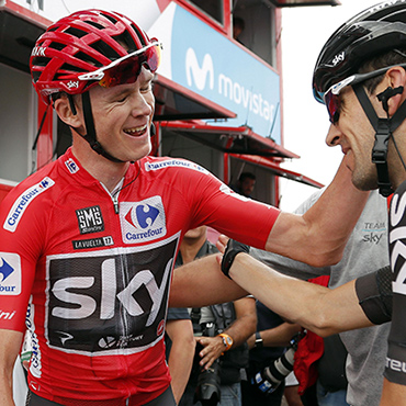 Chris froome se alista para enfrentar la segunda semana de la Vuelta