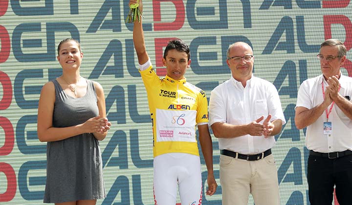 Bernal quedó a una sola jornada de conseguir el sexto título del Tour del Avenir para Colombia en la historia