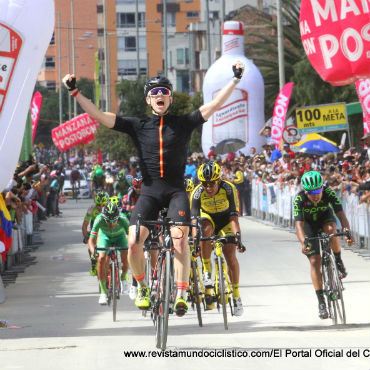 Griffin Easter ganador de sexta etapa de Vuelta a Colombia
