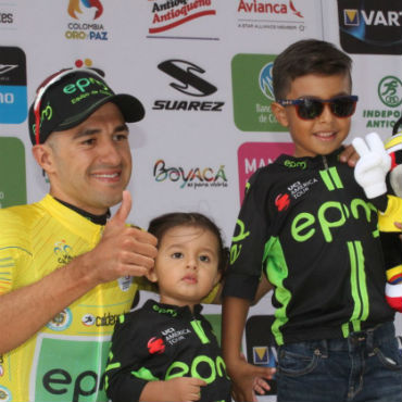 Juan Pablo Suárez, el líder de la Vuelta a Colombia 2017