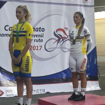 Lina Marcela Hernández, oro en prueba del ómnium (Foto FCC)