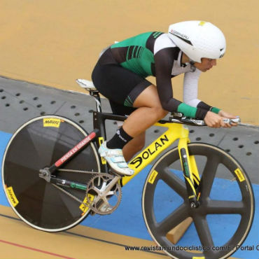 Marcela Hernández, una de las colombianas en Mundial Juvenil de Pista en Italia