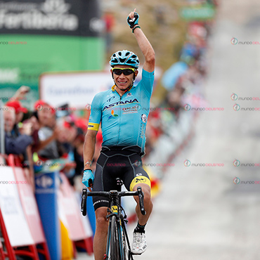 Miguel Ángel López ganador de etapa de Vuelta a España