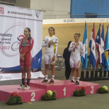Lina Mabel Rojas, oro en Panamericano de pista de México (Foto-FCC)
