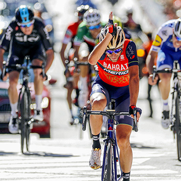 Vincenzo Nibali ganador de la tercera etapa de la Vuelta a España