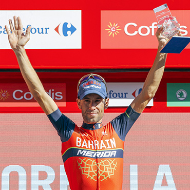 Vincenzo Nibali, el vencedor de la tercera etapa de la Vuelta a España