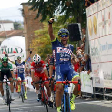 Andrea Pasqualon ganador este jueves de la Coppa Sabatini en Italia