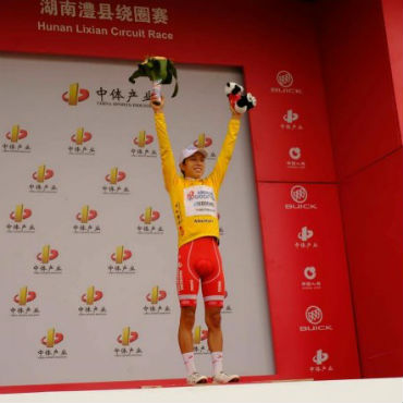 Kevin Rivera quedó a un paso de convertirse en el nuevo campeón del Tour de China II