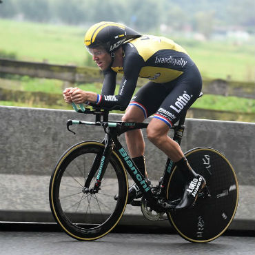 Lars Boom fue el vencedor de la CRI del Tour Bretaña