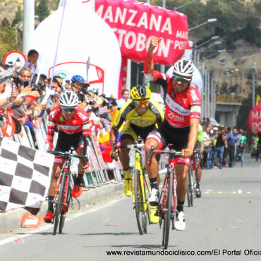 Luis Felipe Laverde ganador de sexta etapa de Clásico RCN en Cajicá