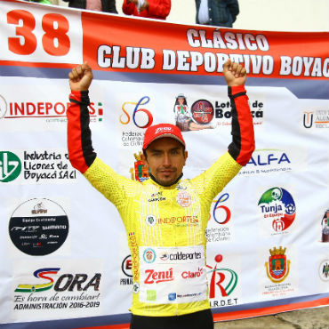 Miguel Ángel Rubiano, campeón de la Clásica Club Deportivo Boyacá