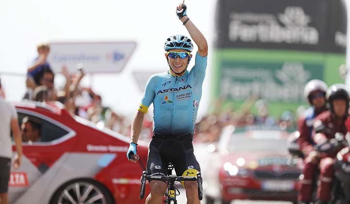 Miguel Angel López alcanzó su segunda victoria en la edición 2017 de la Vuelta a España