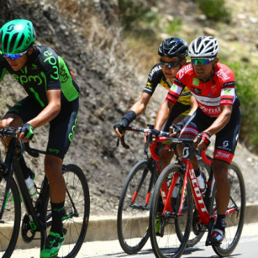 Miguel Ángel Rubiano fue el ganador de la primera etapa y es líder de la prueba boyacense