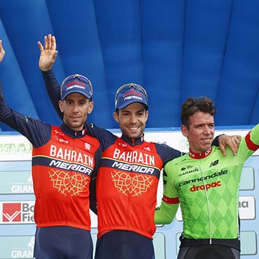 Rigberto Urán cerró el podio del Giro dell´Emilia en un día agridulce para los escarabajos colombianos