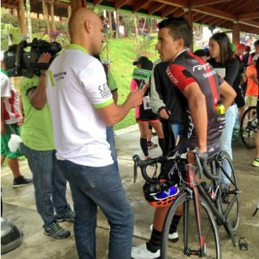 Robinson Chalapud (GW Shimano) se impuso en la primera etapa de la Vuelta a Antioquia