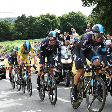 Chris Froome encabeza la poderosa escuadra Sky para la CRE de Mundial de Noruega