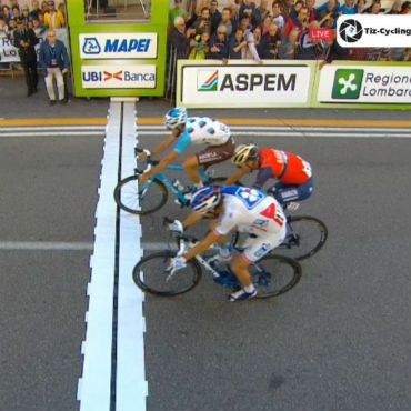 Alexandre Geniez ganó al foto-finish en Varese
