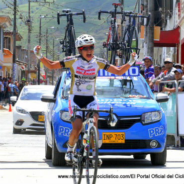Ana Cristina Sanabria ganadora de etapa y volvió al liderato de la Vuelta