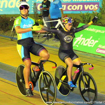 Fabián Puerta y Mariana Pajón entre las figuras del EPM de Pista de Medellín