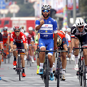 Fernando Gaviria cerró brillante temporada en la China