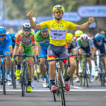 Jakub Mareczko llegó a su tercera victoria en Tour de Hainan y a 12 en la temporada
