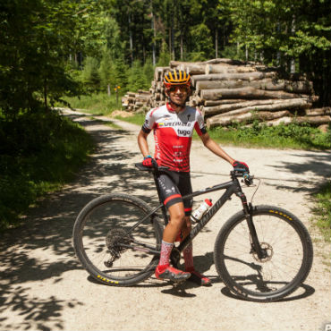 Jonathan Cantor una de las nuevas proyecciones en el MTB (FOTO Pablo Mazuera)