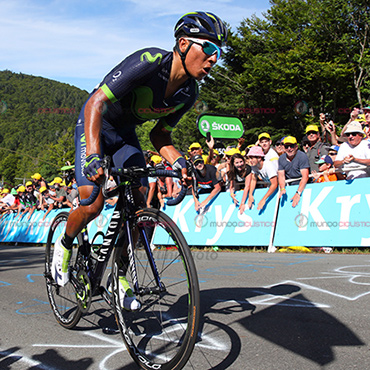 Nairo Quintana en el remate de la temporada 2017