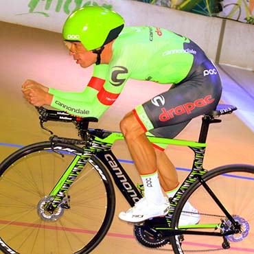 El subcampeón del Tour de Francia 2017 fue la gran estrella de la segunda jornada del Medellín de Pista