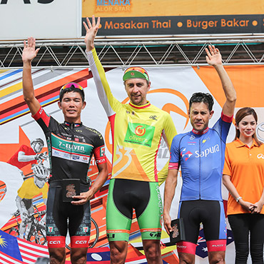 Víctor Niño se ubicó en la segunda plaza del podio final de la prueba malaya