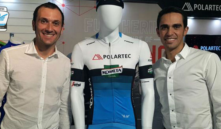 Iván Basso y Alberto Contador en un nuevo proyecto