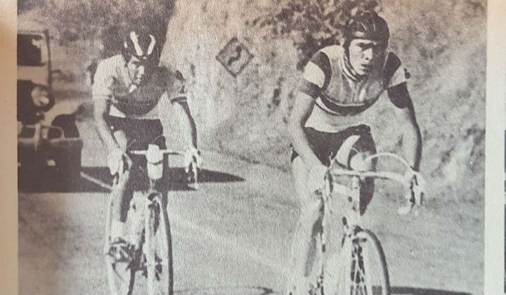 Adolfo Belmonte de México y el colombiano Álvaro Pachón en la gran fuga de la cuarta etapa